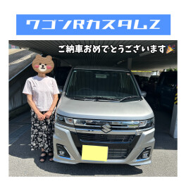 ワゴンＲカスタムＺご納車です☆彡
